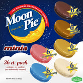 Moon Pie empaque frontal mostrando variedad y conveniencia