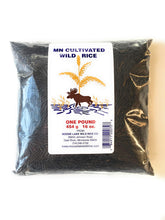 Moose Lake Wild Rice frente del paquete mostrando tamaño y marca