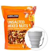 MORALZA con Kirkland frutos secos frontal, práctico y nutritivo