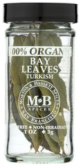 Morton & Bassett frasco frontal con hojas de laurel y conservación prolongada