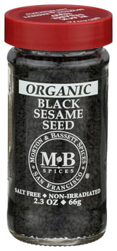 Morton & Bassett frasco frontal con sésamo negro, conservación y presentación