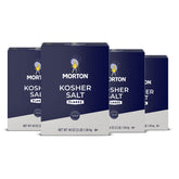 Morton sal Kosher frente del empaque muestra presentación confiable