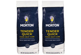 Morton Tender Quick frente del empaque mostrando paquete de 2 lb y beneficio de curado rápido