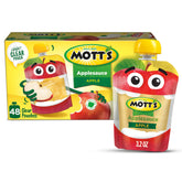 Mott's bolsa frontal transparente mostrando pure y beneficio portátil