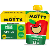 Mott's vista frontal de la bolsita transparente mostrando producto y conveniencia