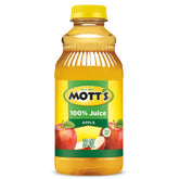 Mott's botella frontal 32 fl oz mostrando el envase práctico y duradero