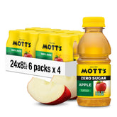 Mott's frente del pack de 24 botellas mostrando almacenamiento práctico