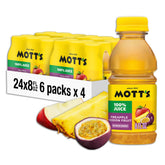 Mott’s envase frontal 8 fl oz mostrando diseño y tamaño práctico