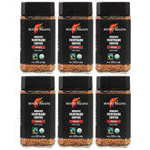 Mount Hagen frasco frontal mostrando etiqueta y beneficio de sabor auténtico