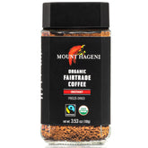 Mount Hagen tarro frontal mostrando etiqueta orgánica y beneficio de conveniencia