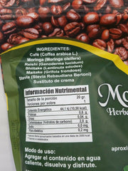 Mr. Botanic preparación en ibrik estilo árabe, resultado aromático en taza