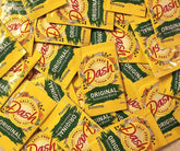 Mrs. Dash sobre frontal mostrando la marca y conveniencia