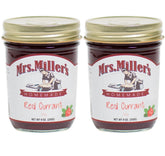 Mrs. Miller's frasco frente mostrando etiqueta artesanal y atractivo visual