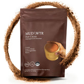 MUDWTR empaque frontal mostrando bolsa y marca, transmite confianza