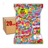 munchbox frente del empaque de 20 lb que facilita comprar a granel