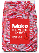 Munchique Pullin Peel Cherry vista frontal del empaque, conveniencia de 36 unidades