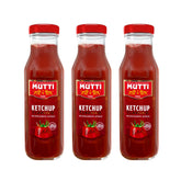 Mutti botella frontal mostrando etiqueta clara y sabor auténtico