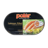 MW Polar lata frontal mostrando filetes, conveniencia para despensa