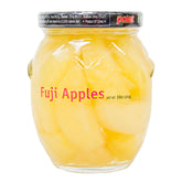 MW Polar frasco delantero con rodajas de manzana Fuji en almíbar ligero, práctico y listo para servir