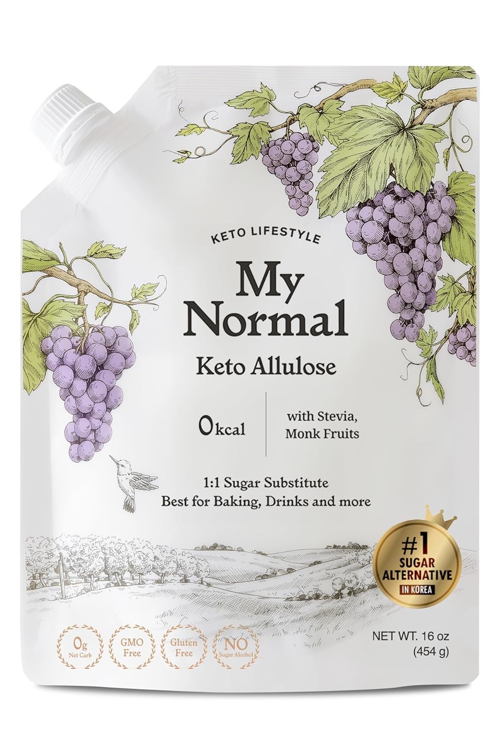 My Normal envase frontal, edulcorante keto listo para usar