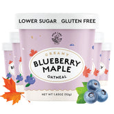 Mylk Labs frente del empaque mostrando sabor blueberry maple y conveniencia