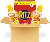 NABISCO RITZ caja familiar frontal mostrando contenido y conveniencia