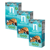Nairn's frente del empaque mostrando sabor chocolate y coco y conveniencia