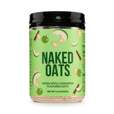 NAKED envase frontal de Naked Oats Apple Cinnamon mostrando etiqueta clara y porciones