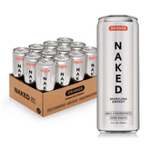 NAKED lata frontal con diseño naranja y aspecto refrescante
