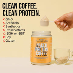 NAKED primer plano del polvo con textura fina, facilita mezcla rápida