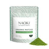 Naoki Matcha frente del envase mostrando etiqueta JAS y beneficio frescura