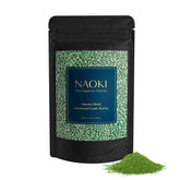 Naoki Matcha lata frontal mostrando etiqueta y diseño fresco