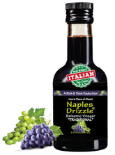 Naples Drizzle vista frontal del envase y etiqueta beneficiosa