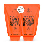 Nate's Honey frente del pouch muestra envase express y conveniencia