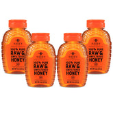 Nate's Honey pack frontal mostrando cuatro botellas, entrega práctica