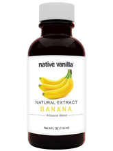 Native Vanilla frasco frontal con etiqueta clara y volumen 118 ml para repostería