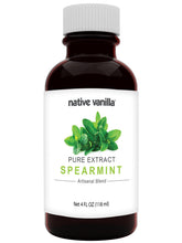 Native Vanilla vista frontal de la botella con etiqueta clara y aporte de sabor