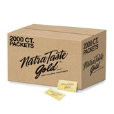 NatraTaste Gold frontal del envase mostrando 2000 sobres y conveniencia
