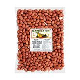 Naturalee paquete frontal mostrando cacahuetes crudos enteros y beneficio de control de ingredientes