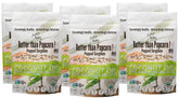 Nature Nate's frente del paquete de sorgo inflado mostrando marca y beneficio saludable
