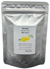 Nature Tea hyssop frente del paquete para almacenamiento prolongado