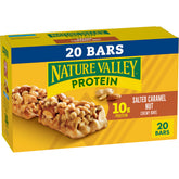 Nature Valley caja frontal mostrando 20 barras para almacenamiento práctico