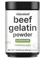 NatureBell envase frontal mostrando la etiqueta y beneficio de pureza