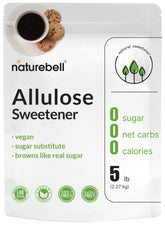 NatureBell frente del empaque mostrando bolsa de 5 libras y beneficios