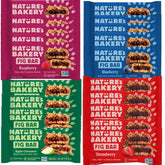 Nature's Bakery pack frontal mostrando las 19 barritas, práctico para llevar