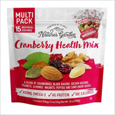Nature's Garden empaque frontal Cranberry Health Mix, presentación clara y práctica
