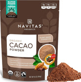 Navitas Organics frente del envase, aspecto y presentación clara