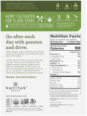 Navitas Organics detalle de textura cremosa y aspecto natural para recetas