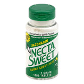 Necta Sweet frasco de 1000 tabletas mostrando cantidad y conveniencia