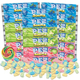 Needzo vista frontal de las tres fundas de recambios PEZ, ideal para regalar